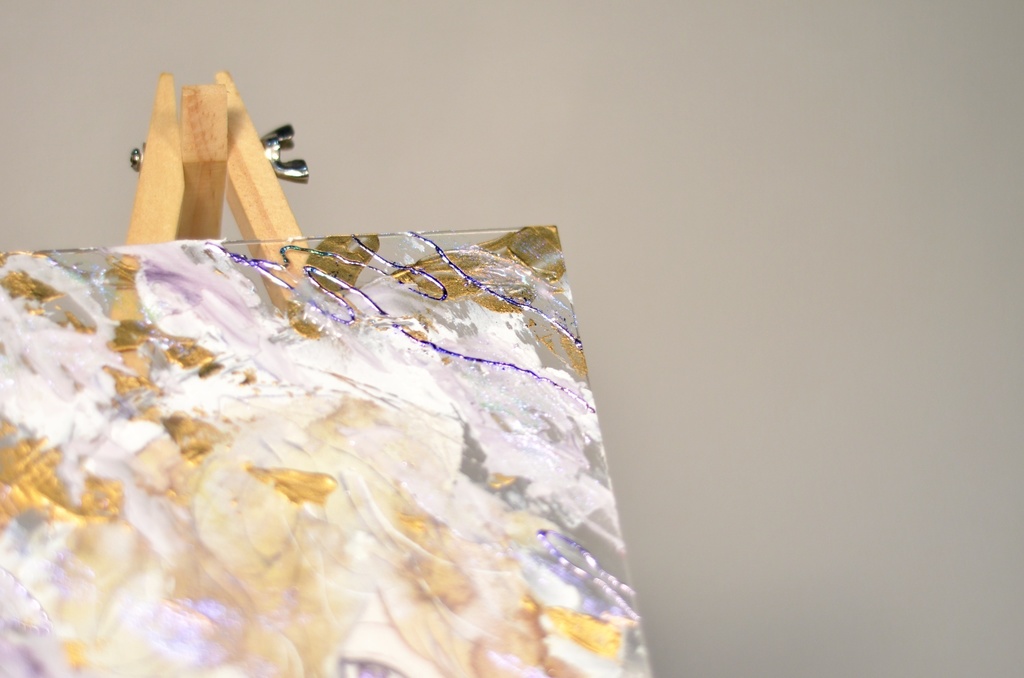 オリジナル 手描きイラスト 男の子 「曇天」 アクリル板 A5サイズ 透明水彩 原画