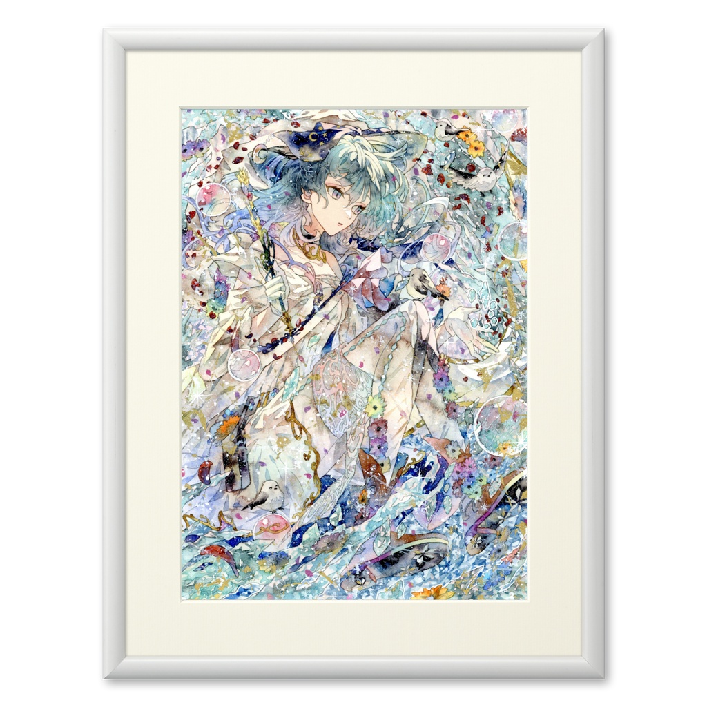 複製画(プリモアート) A4 10種類 グッズ 手描きイラスト 透明水彩