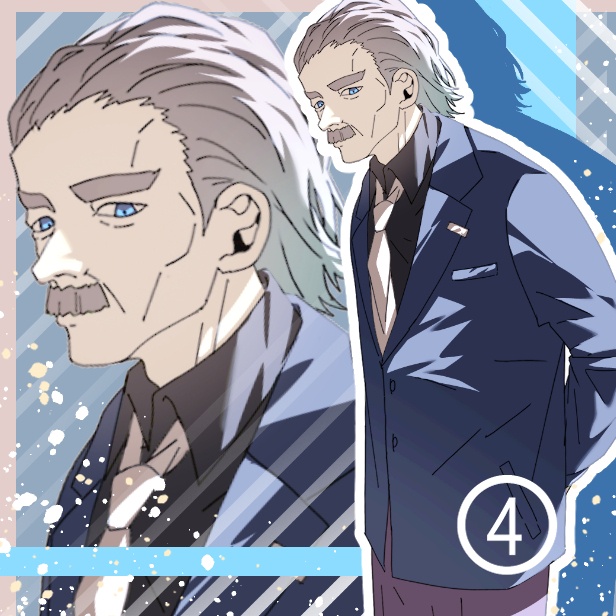 TRPG VTuber opt 立ち絵 4種類 1点もの 男の子 男性 スーツ等