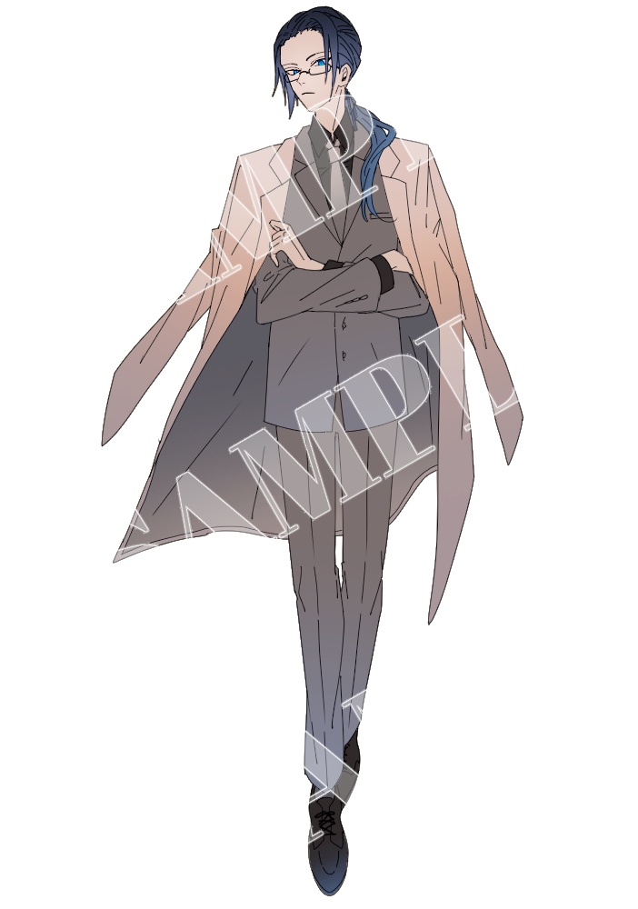 TRPG VTuber opt 立ち絵 4種類 1点もの 男の子 男性 スーツ等