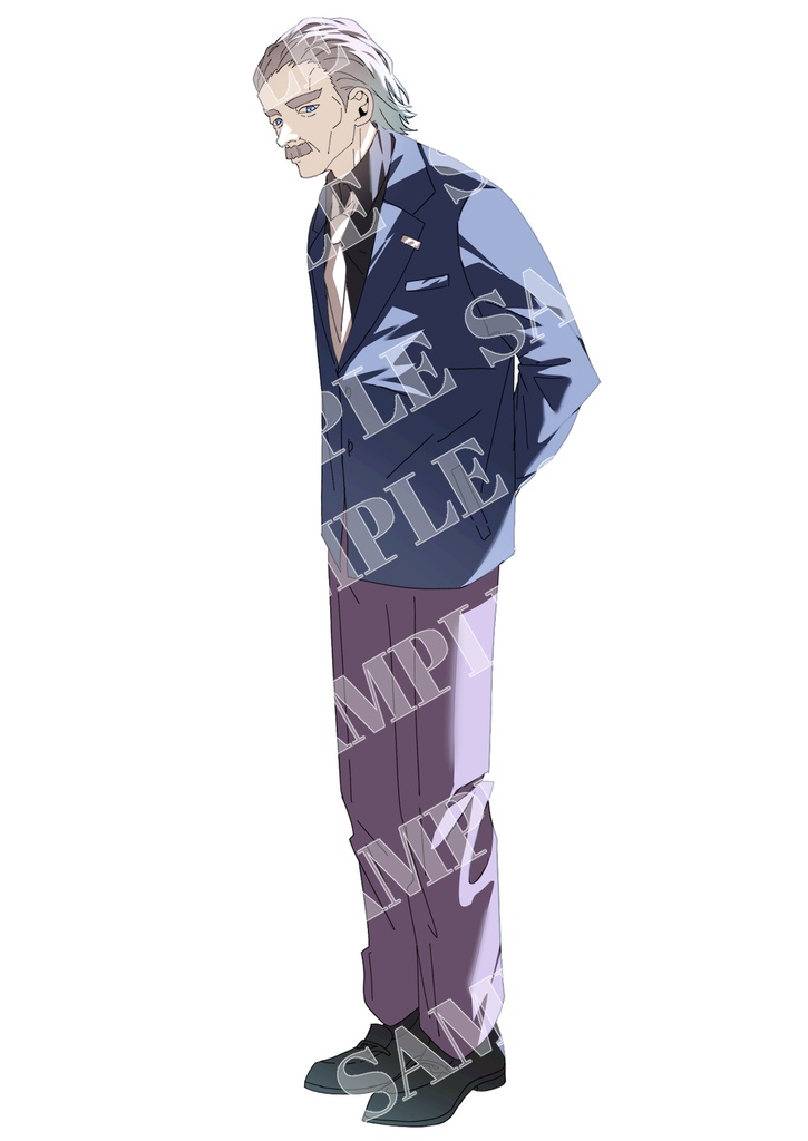 TRPG VTuber opt 立ち絵 4種類 1点もの 男の子 男性 スーツ等