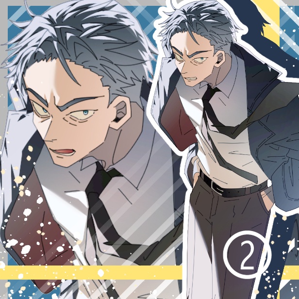 TRPG opt 立ち絵 4種類 1点もの 男の子 男性 おじさん スーツ等