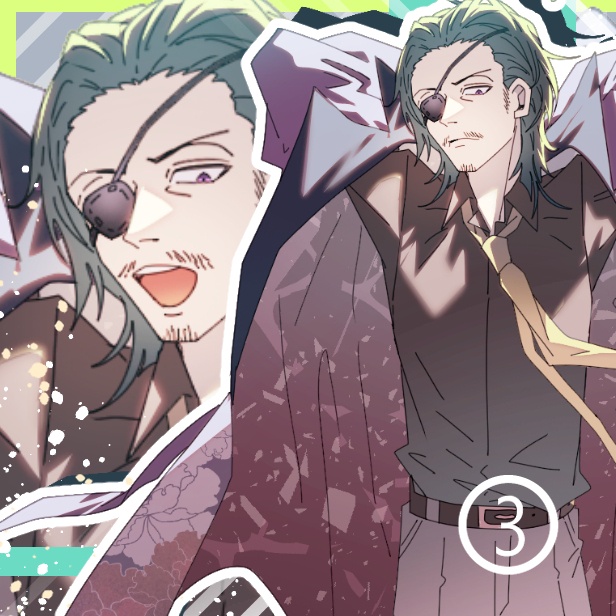 TRPG opt 立ち絵 4種類 1点もの 男の子 男性 おじさん スーツ等