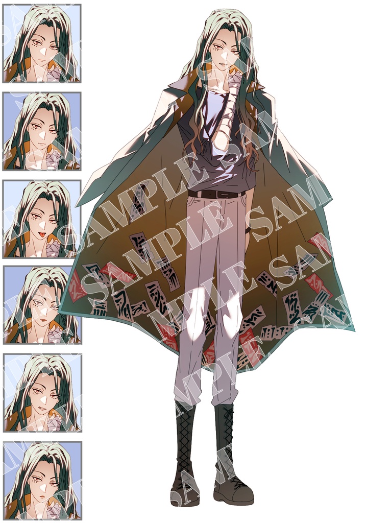 TRPG opt 立ち絵 4種類 1点もの 男の子 男性 スーツ 制服 軍服 和