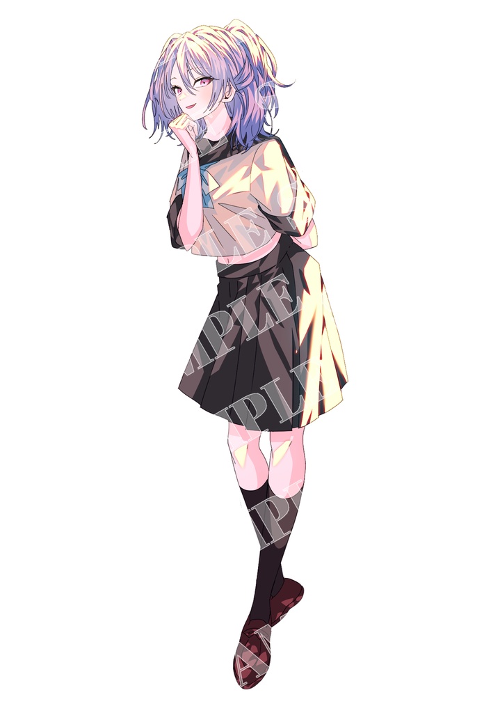 TRPG VTuber opt 立ち絵 4種類 1点もの 男の子 女の子 女性 男性 スーツ 制服