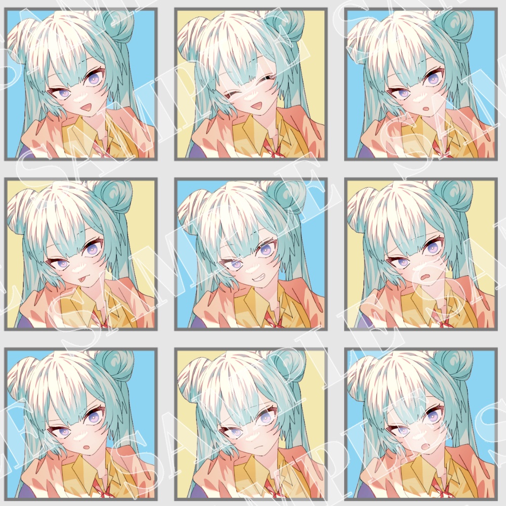 TRPG VTuber opt 立ち絵 4種類 1点もの 男の子 女の子 女性 男性 スーツ 制服