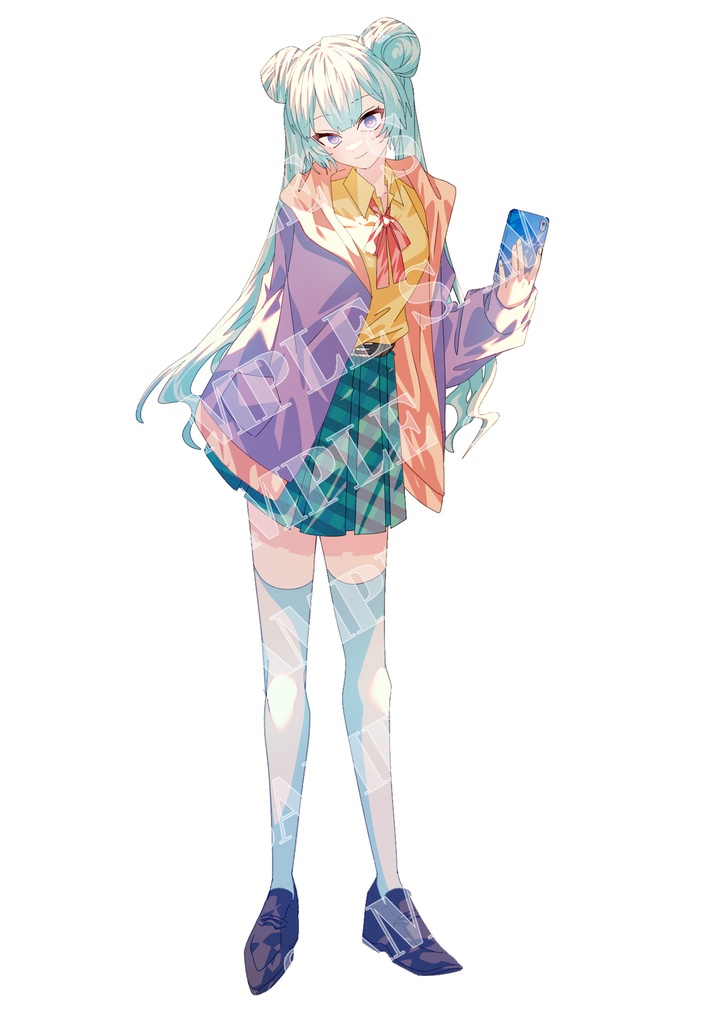 TRPG VTuber opt 立ち絵 4種類 1点もの 男の子 女の子 女性 男性 スーツ 制服