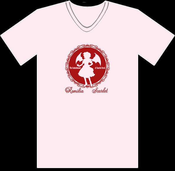 【小さめサイズTシャツ】Vネック薄手Sサイズ東方Tシャツ