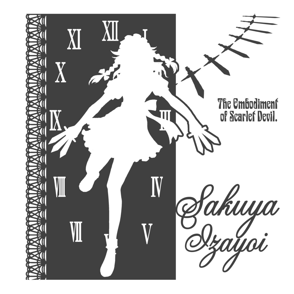 【小さめサイズTシャツ】Vネック薄手Sサイズ東方Tシャツ