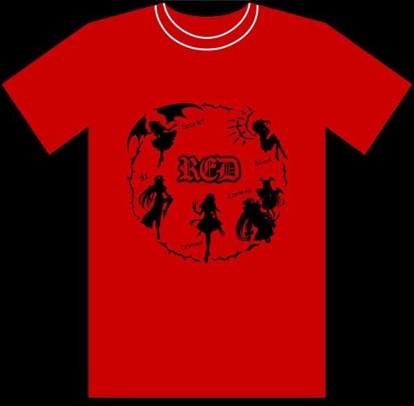 小さめサイズtシャツ 紅魔館red N Dash Booth