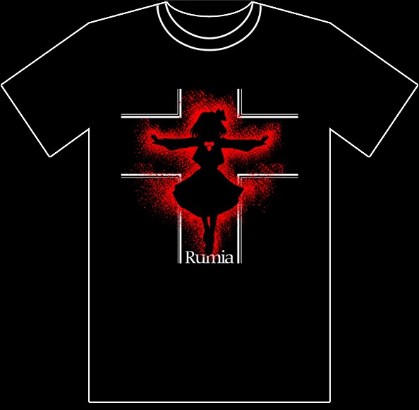 東方Tシャツ　ルーミア「闇十字」