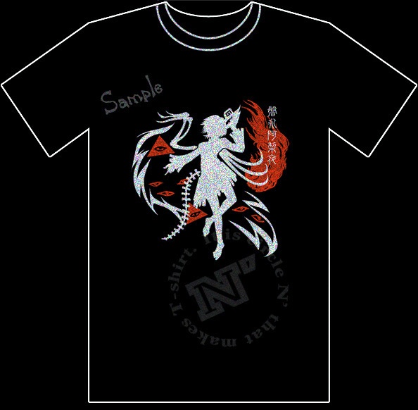 東方Tシャツ　磐永 阿梨夜「石の女神」