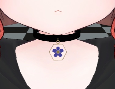 Flower Choker w/ Physbone [VRC] | フラワーチョーカーw/ Physbone [VRC]