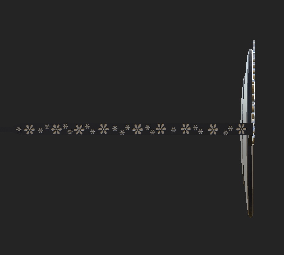 Flower Round-Rim Glasses | フラワーラウンドリムメガネ