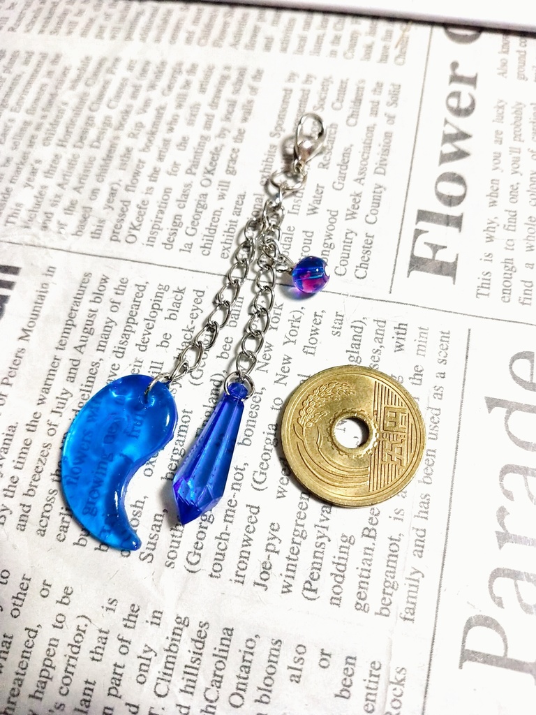 勾玉レジンアクセサリー