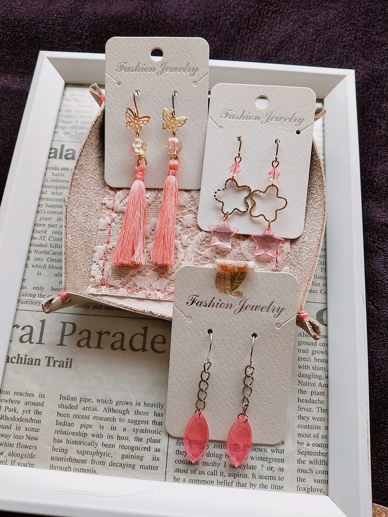 ピンク系 ピアスセット