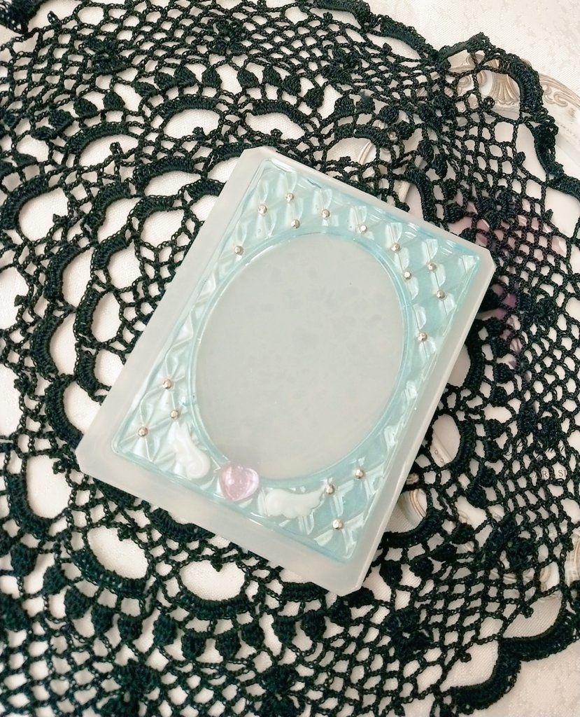 トレカケースデコ (泡ブルー)