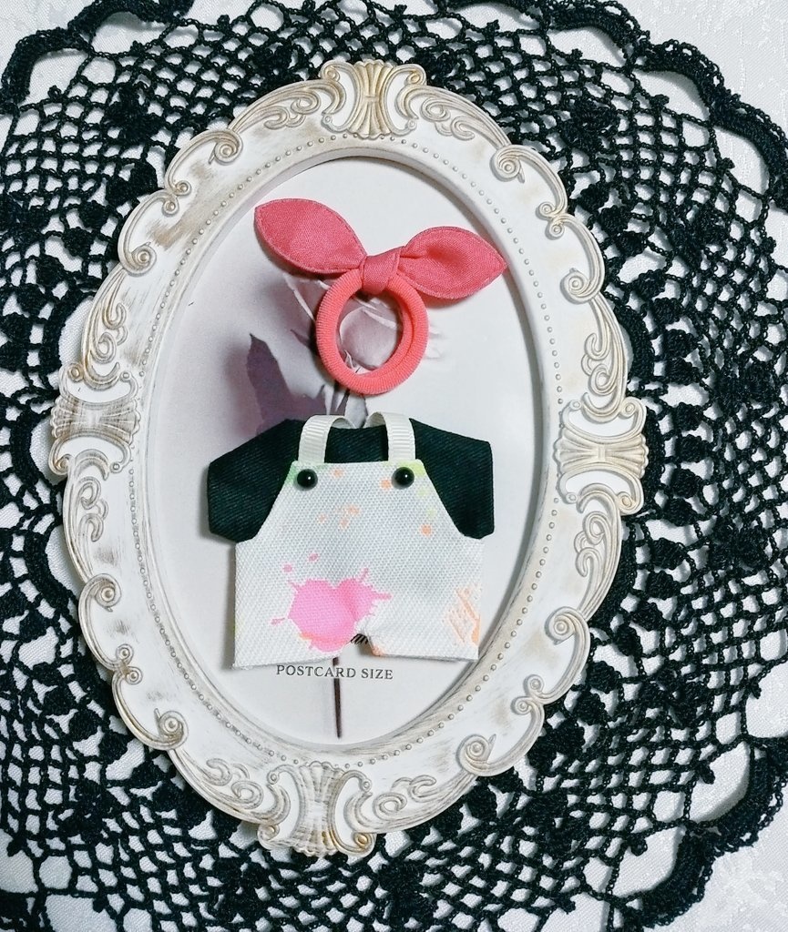 10cm ぬい服 サロペット3点セット