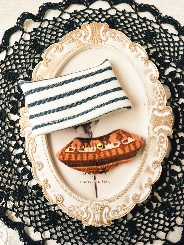 10cmぬい服 ポンチョ+帽子セット