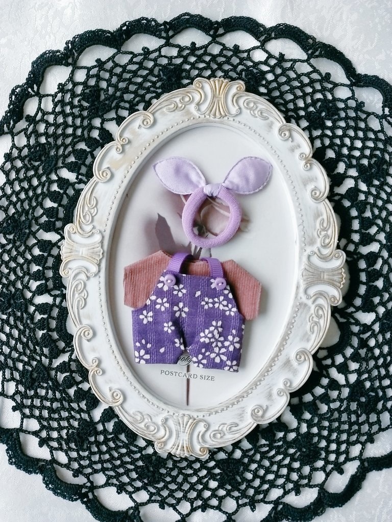 【和柄】サロペット+Tシャツ+リボン 3点セット