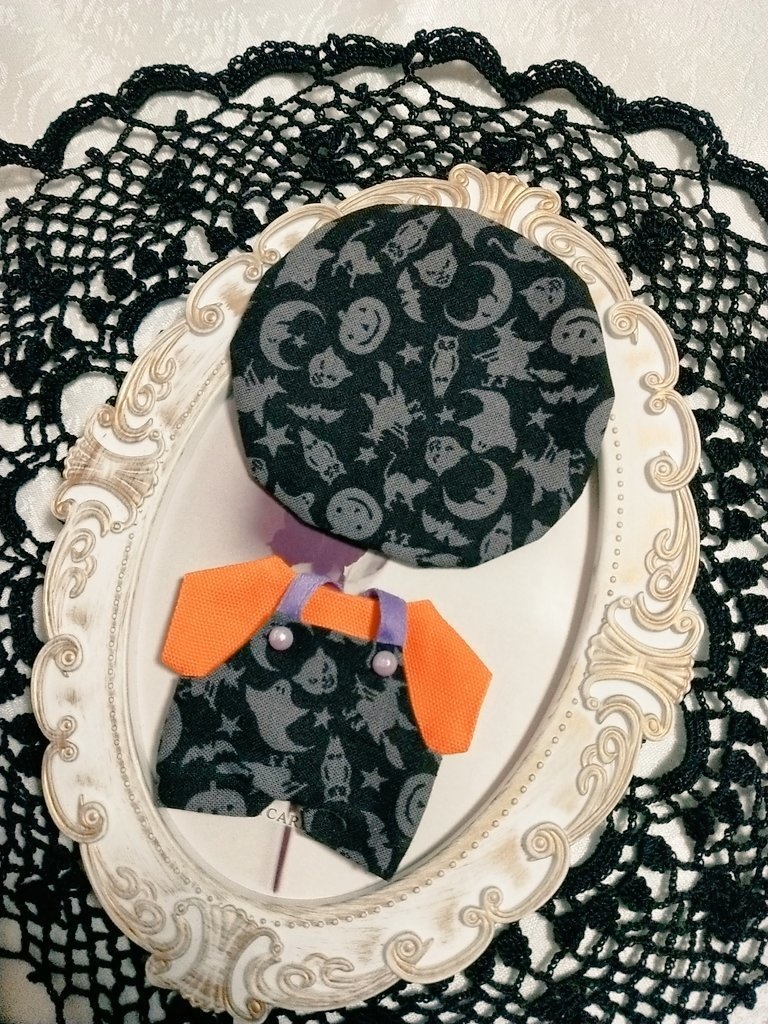 ハロウィン柄サロペット3点セット