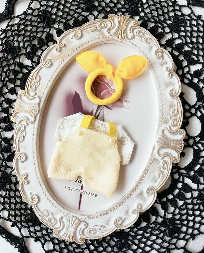 柄Tシャツサロペット3点セット