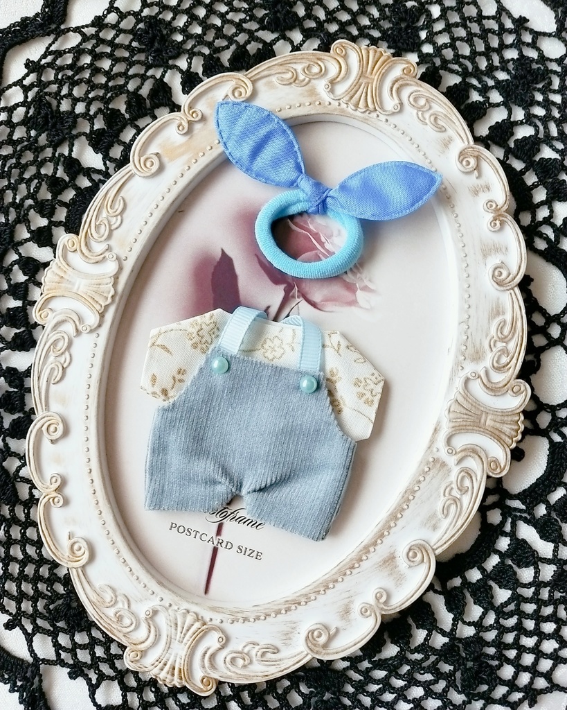 柄Tシャツサロペット3点セット