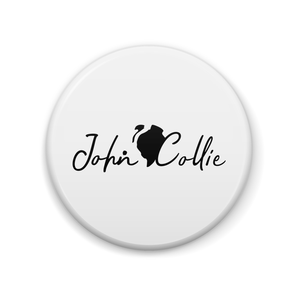 JohnCollie缶バッジ