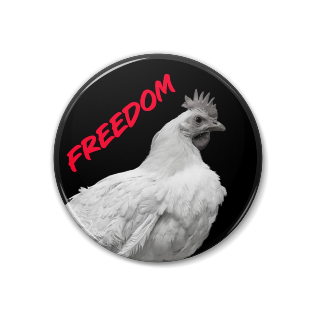 FREEDOM 缶バッジ(38mm)