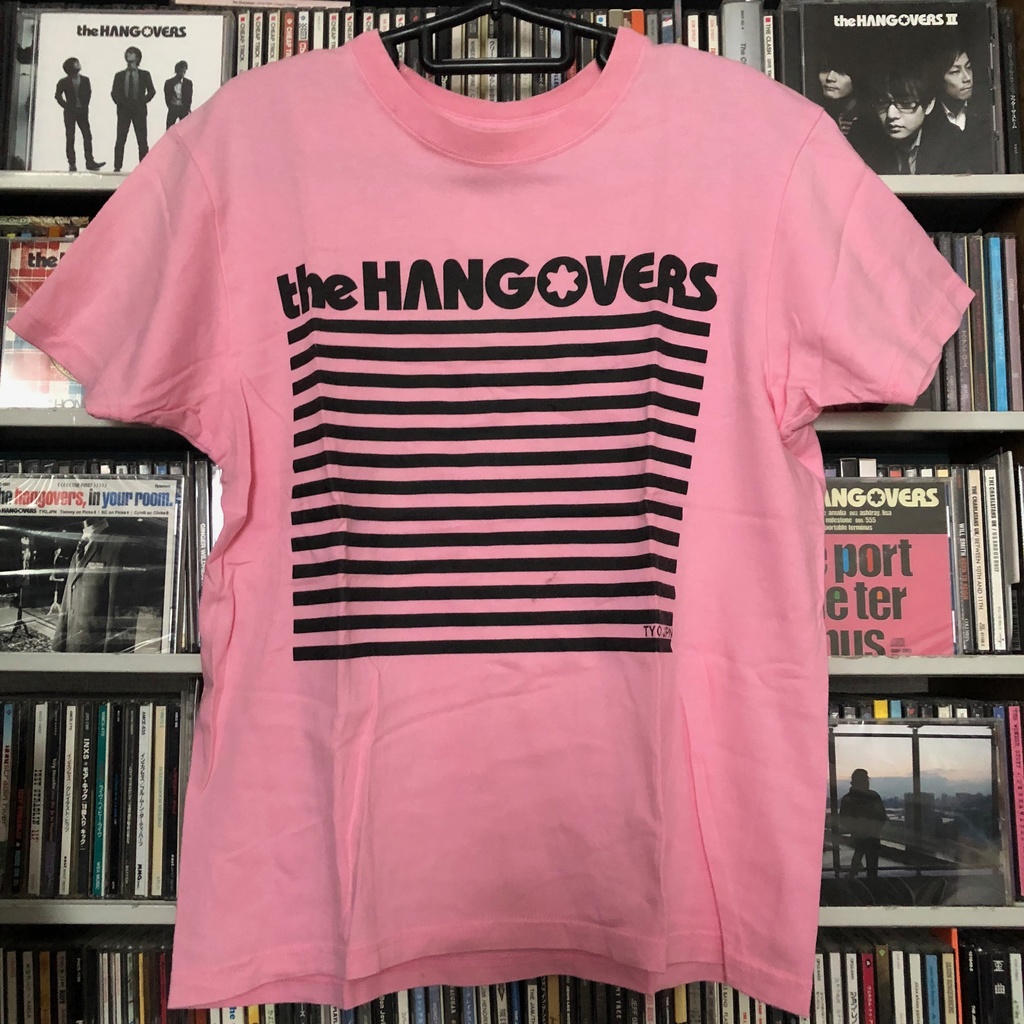 the HANGOVERS「rockandloveandhateandroll」Tシャツ ピンク 富井商店 BOOTH