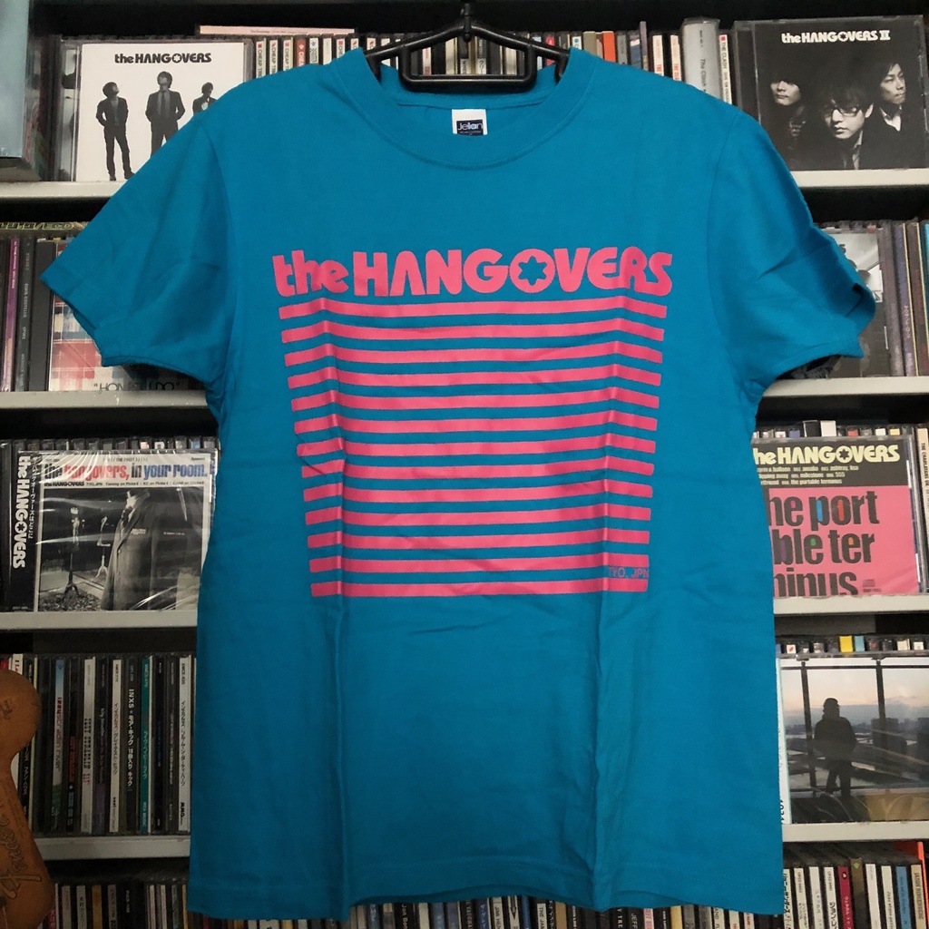 the HANGOVERS「rockandloveandhateandroll」Tシャツ ブルー