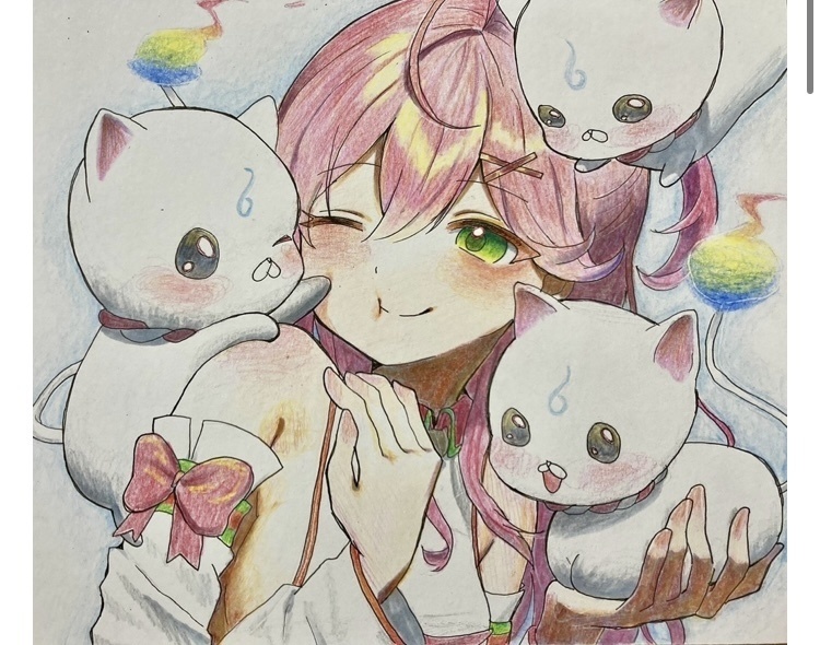 【色紙】 さくらみこ