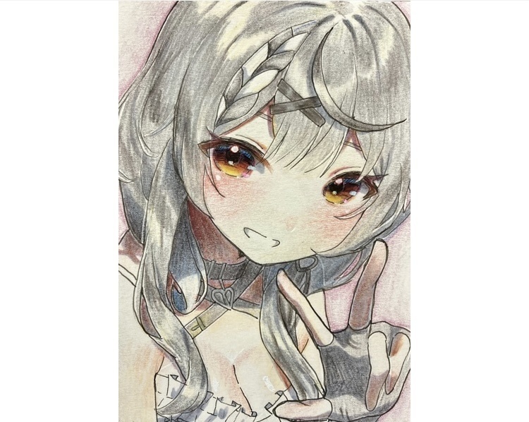 【原画ポストカード】 沙花叉クロヱ ホロライブ