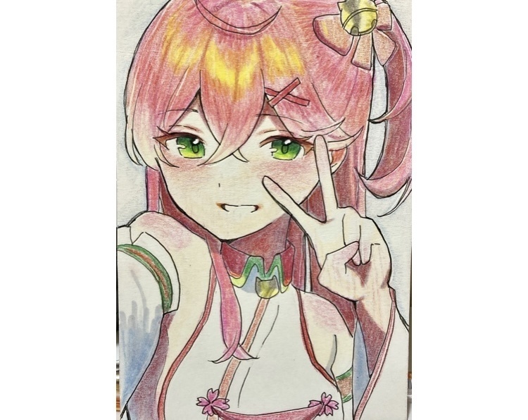 【原画ポストカード】 さくらみこ ホロライブ