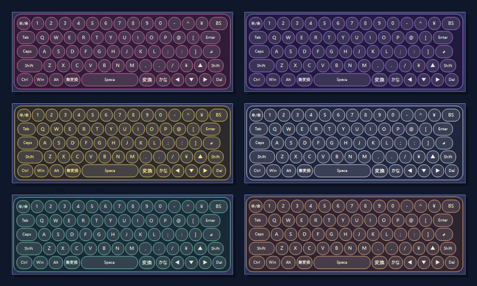 KeyCanvas|自由な画像を着せ替えできる キー&マウス入力 可視化オーバーレイ