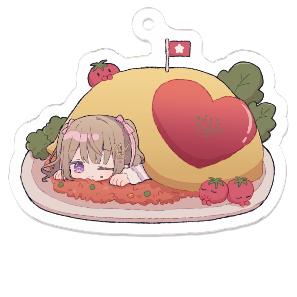 夢兎のんアクリルキーホルダー【おぎゃ部コラボグッズ】