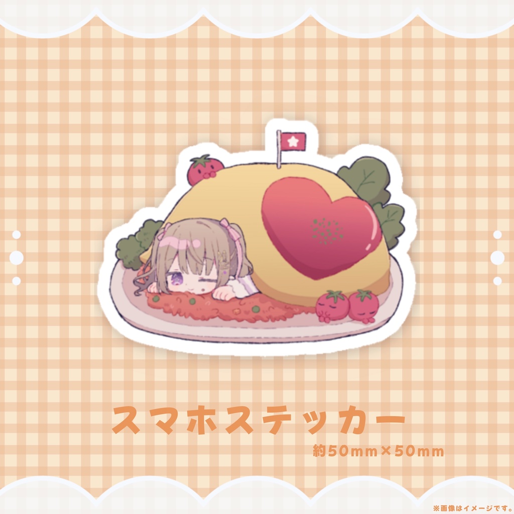 夢兎のんスマホステッカー【おぎゃ部コラボグッズ】