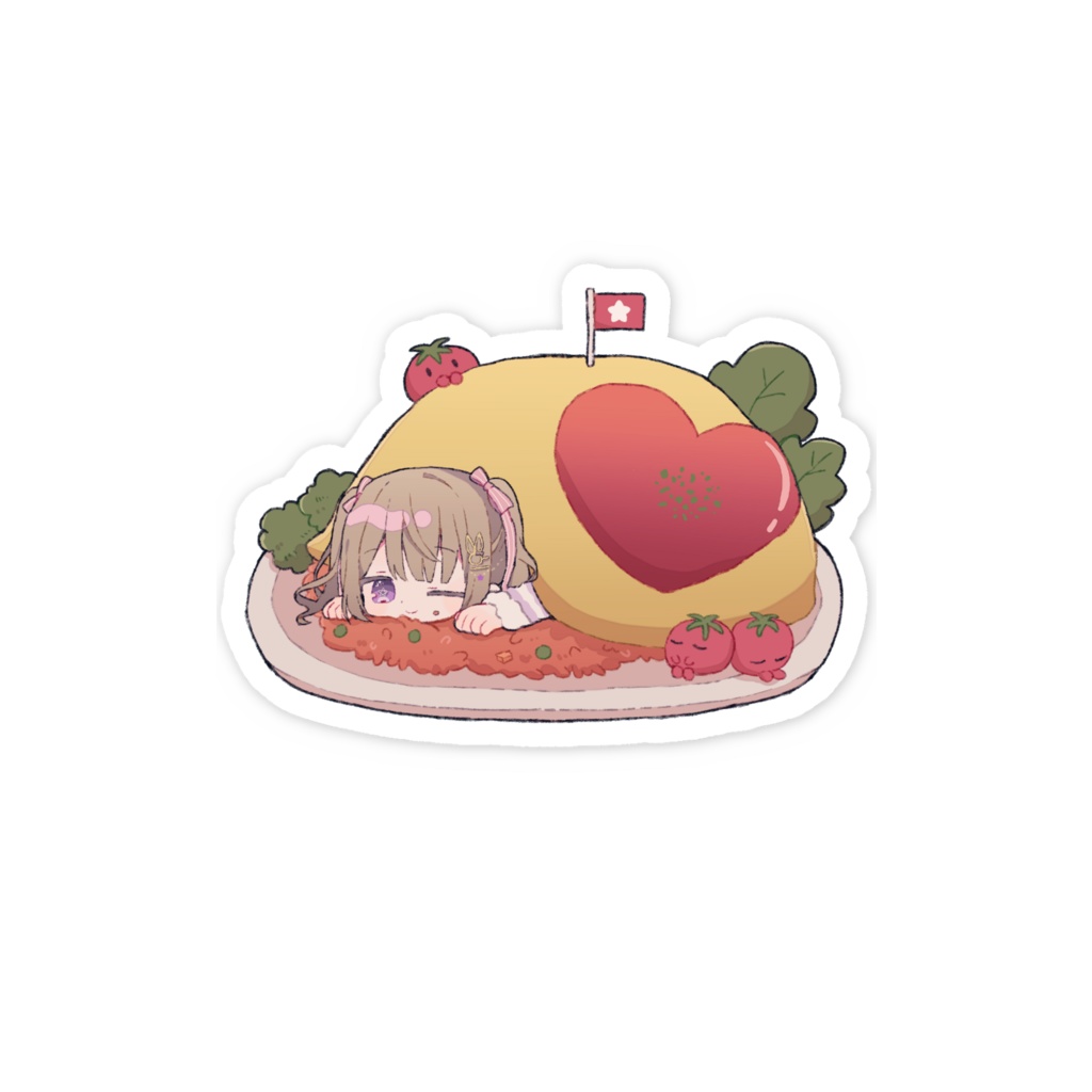 夢兎のんスマホステッカー【おぎゃ部コラボグッズ】