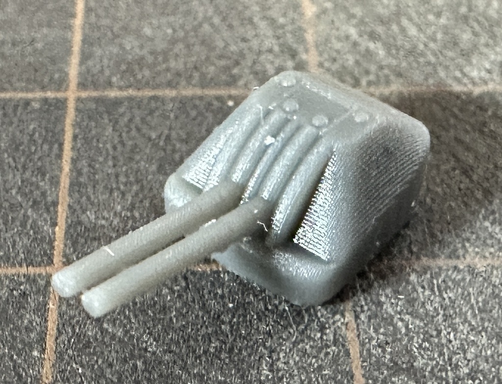 1/700 日本海軍長10㎝連装高角砲 4個入り