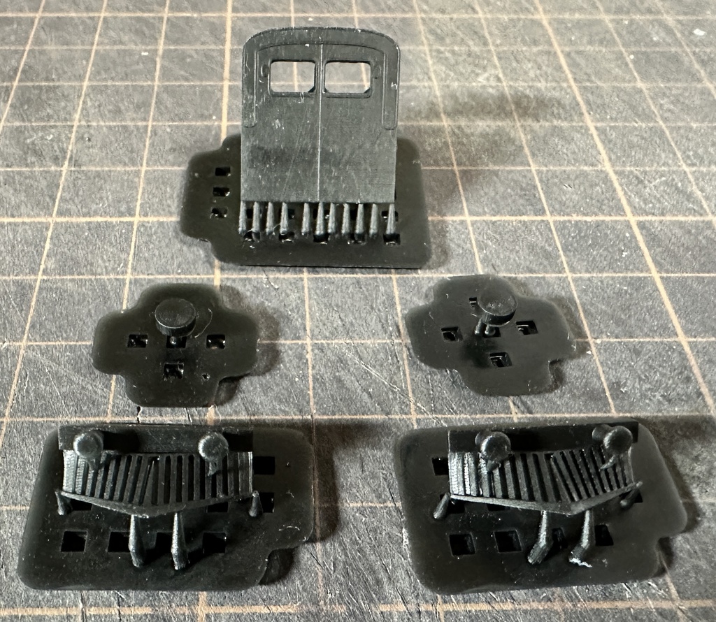 9mmゲージ 初瀬軌道蒸気動車タイプ 1両キット版黒レジン仕様