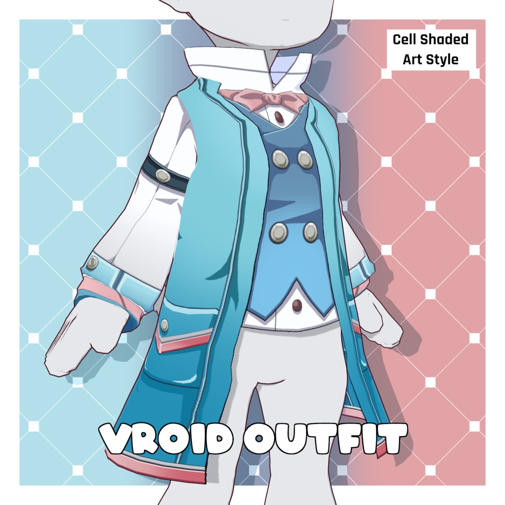 メルシーヌジャケット – 原神風【VRoid】 (Melusine Jackets – Genshin-style)