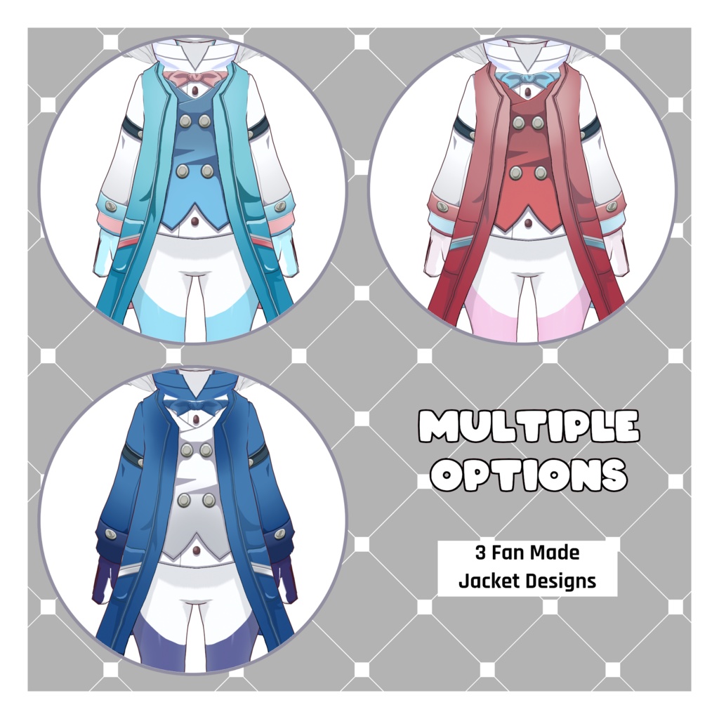 メルシーヌ – 原神風【カスタマイズ可能】【VRoid】 (Melusine – Genshin-style)