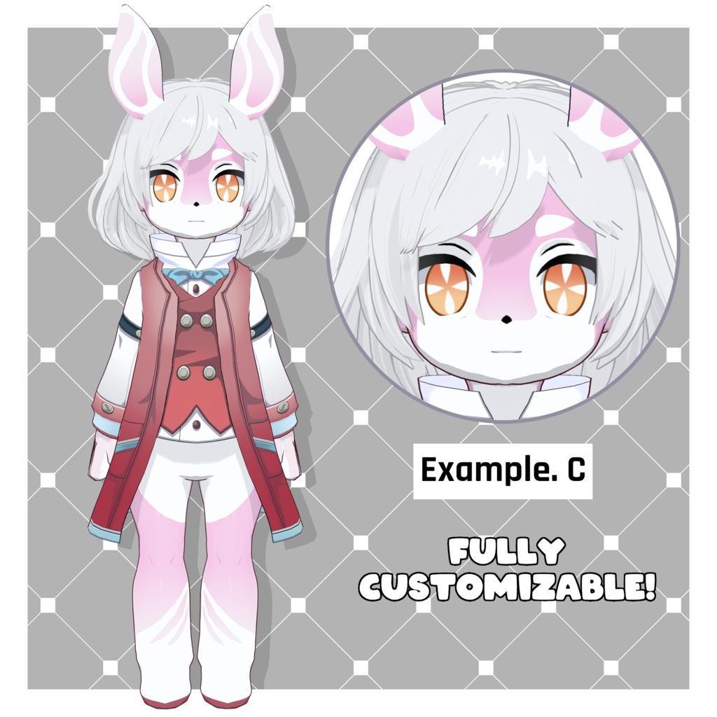 メルシーヌ – 原神風【カスタマイズ可能】【VRoid】 (Melusine – Genshin-style)