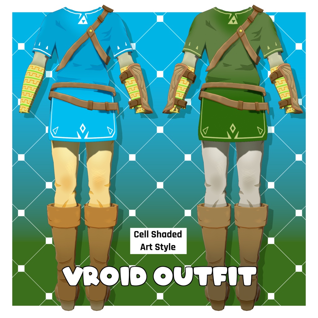 [VRoid Outfit/衣装] Link Tunics: BoTW - Realm of the Fish - BOOTH