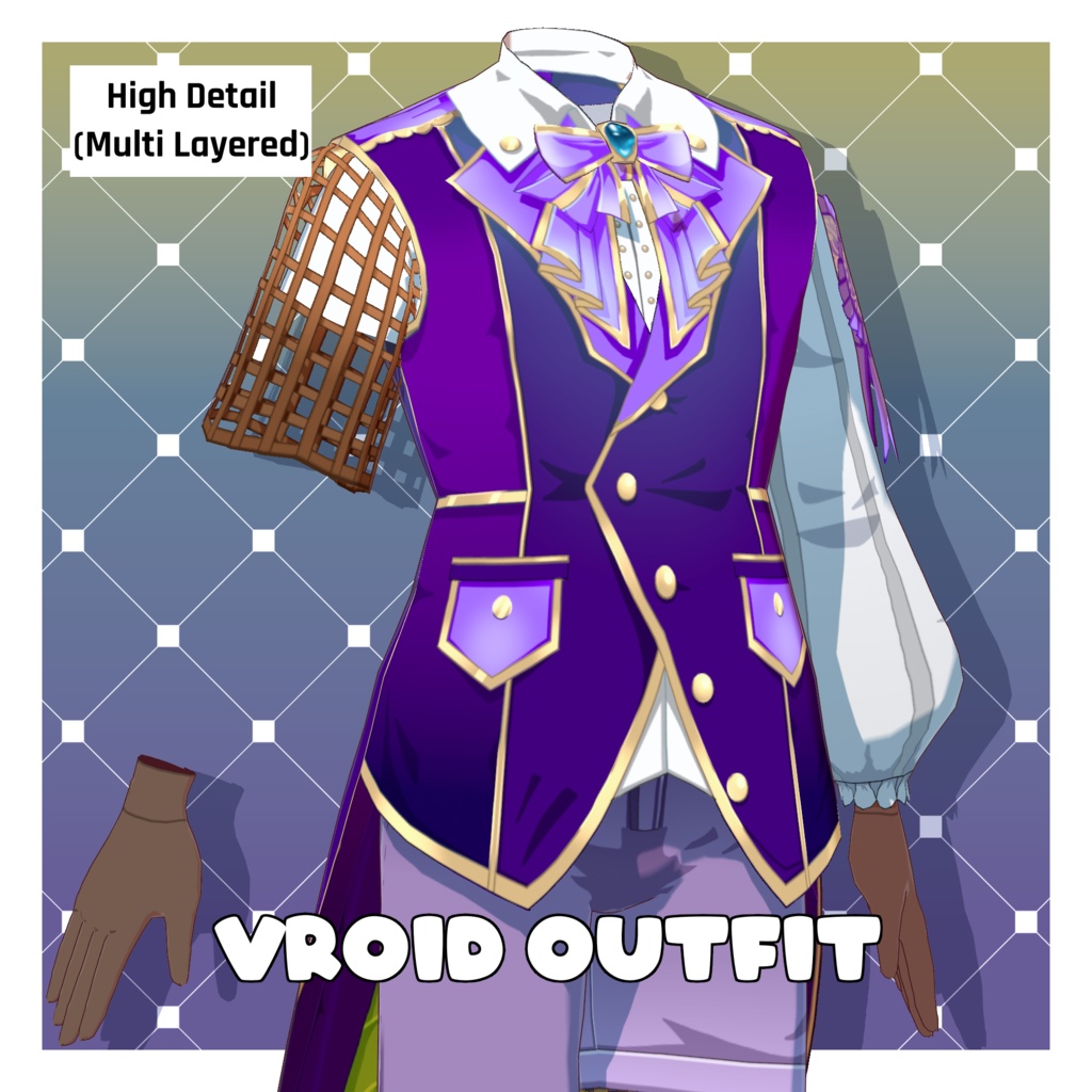 アルパイン衣装セット – オリジナルデザイン【VRoid】 (Alpine Outfit – Original Design)