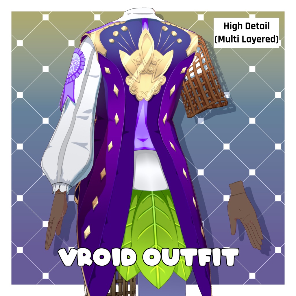 アルパイン衣装セット – オリジナルデザイン【VRoid】 (Alpine Outfit – Original Design)