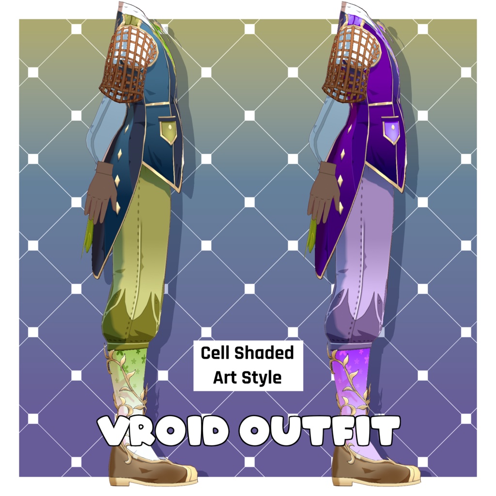 アルパイン衣装セット – オリジナルデザイン【VRoid】 (Alpine Outfit – Original Design)