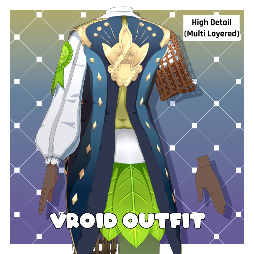 アルパイン衣装セット – オリジナルデザイン【VRoid】 (Alpine Outfit – Original Design)