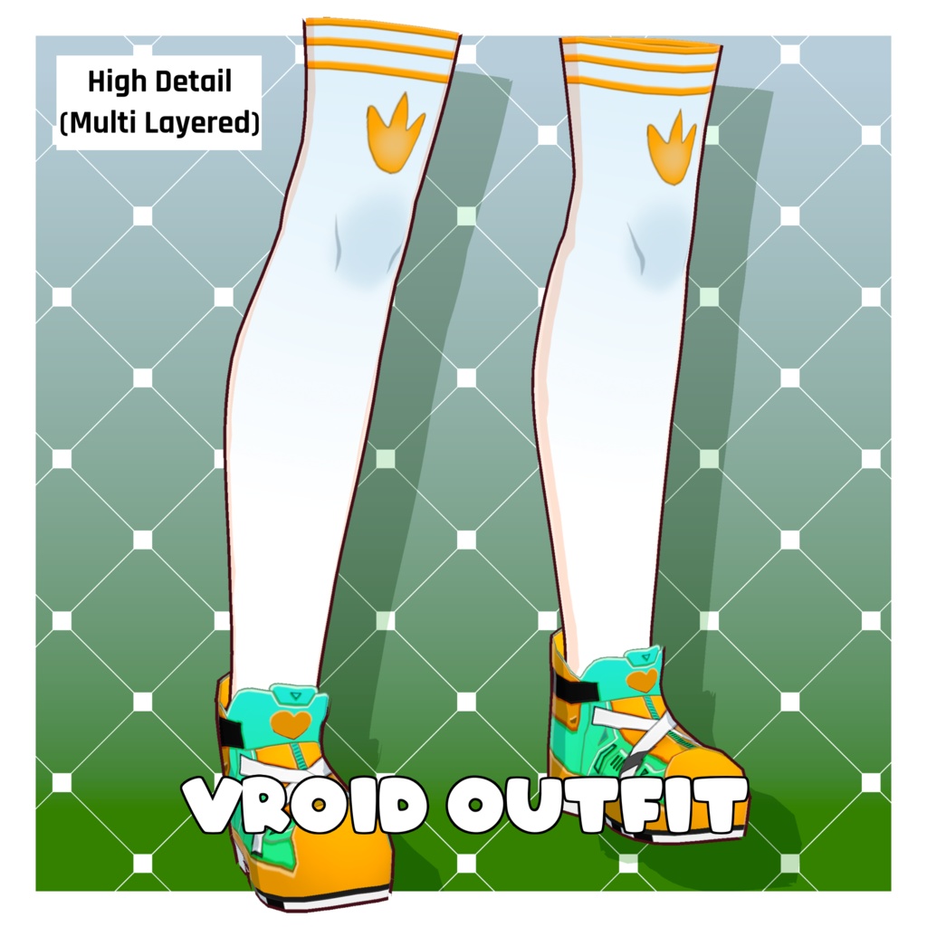 チヨ恐竜衣装 – オリジナルデザイン【VRoid】 (Chiyo Dino Outfit – Original Design)