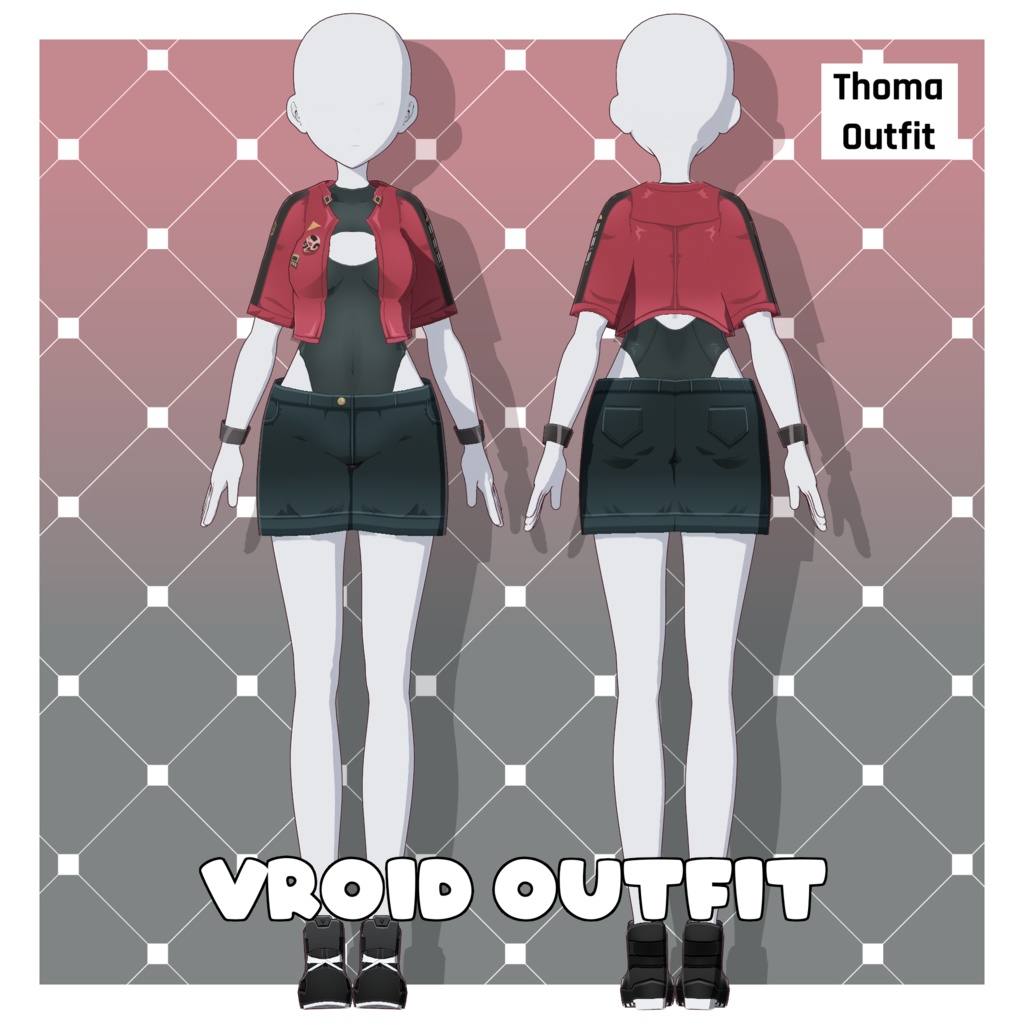 [VRoid Outfit/衣装] Thoma Cosplay Outfit